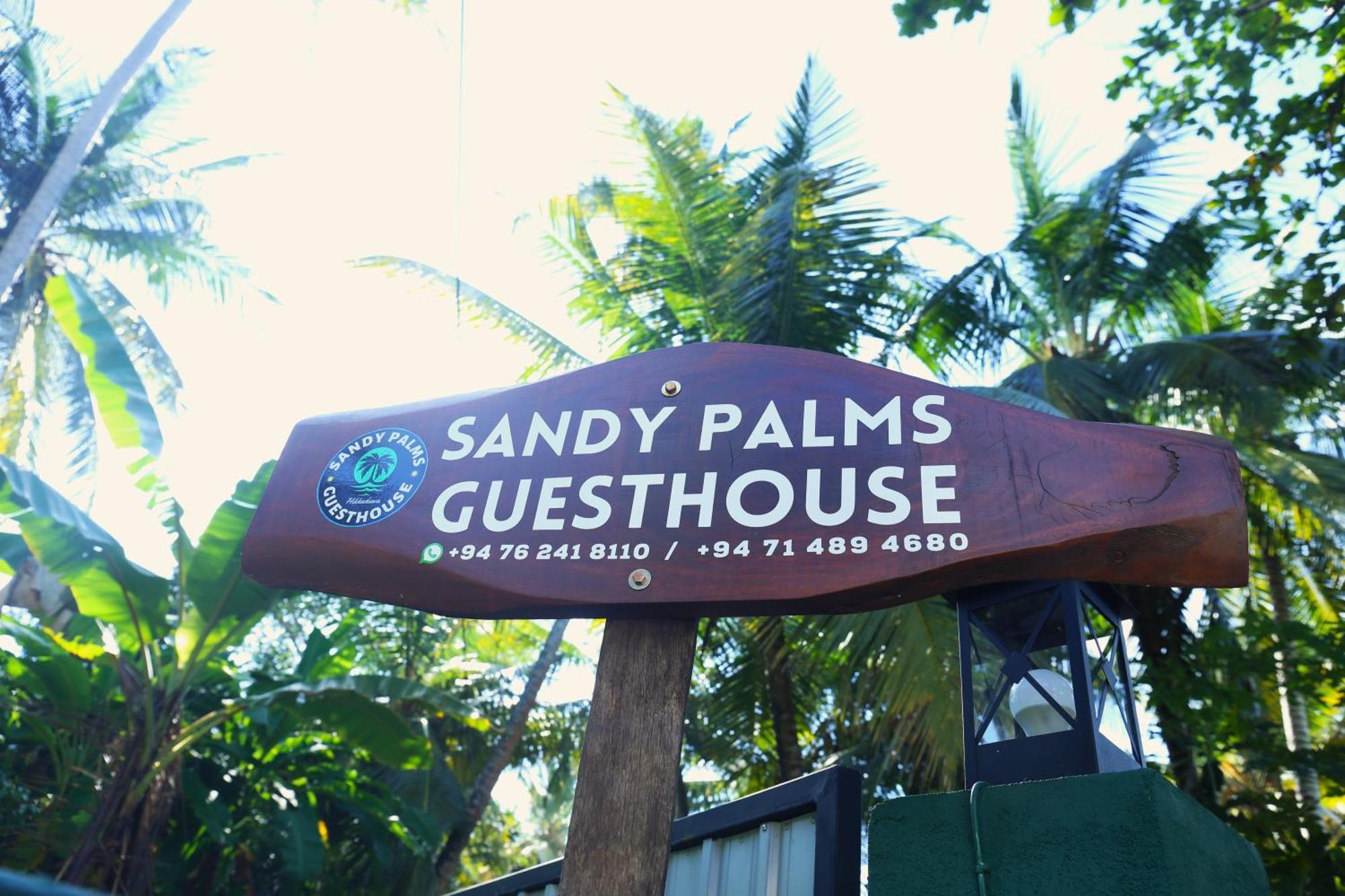 Sandy Palms Guesthouse Hikkaduwa Eksteriør billede